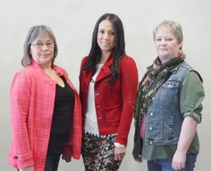 Gail Cannon, Franciella Zorola and Cecile Caron - Edmonton Granite Memorials